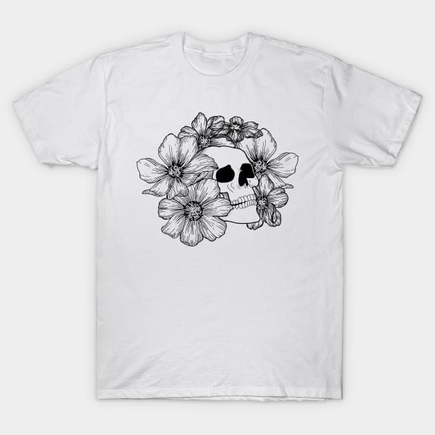 Skull T-Shirt by ImSomethingElse